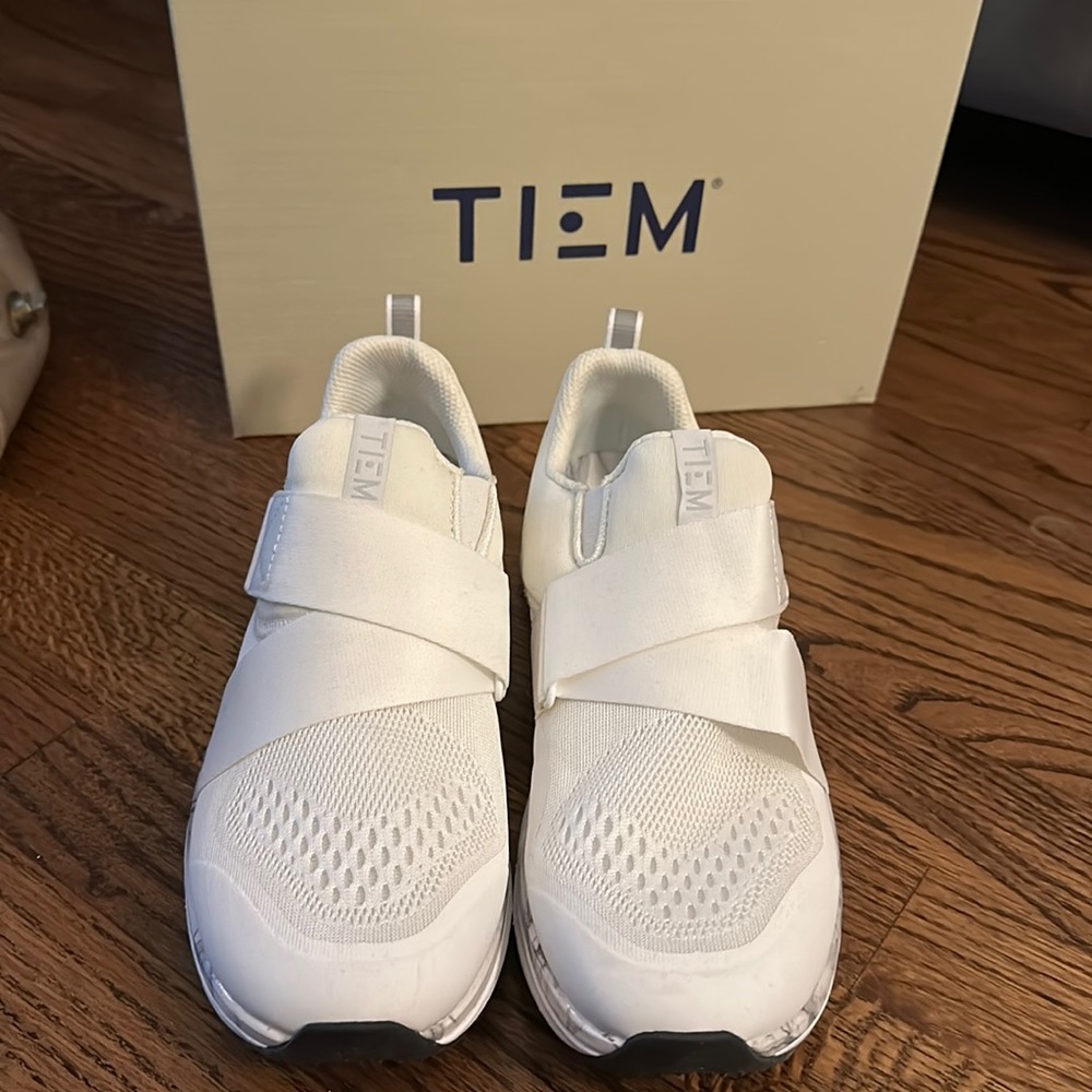 TIEM Slipstream - White Marble Cycling Shoe Brand New Never been Worn